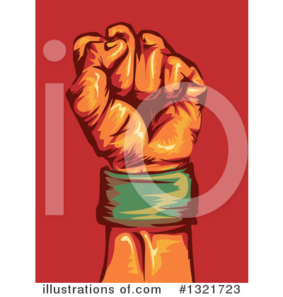 Royalty-Free (RF) Fist Clipart Illustration by BNP Design Studio - Stock Sample #1321723