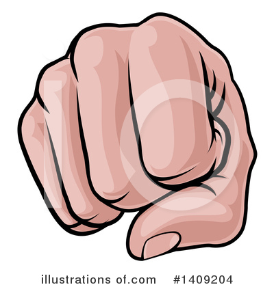 Royalty-Free (RF) Fist Clipart Illustration by AtStockIllustration - Stock Sample #1409204