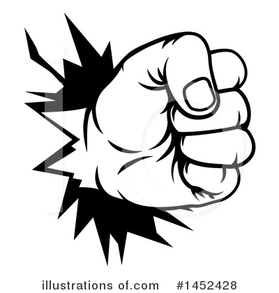 Royalty-Free (RF) Fist Clipart Illustration by AtStockIllustration - Stock Sample #1452428