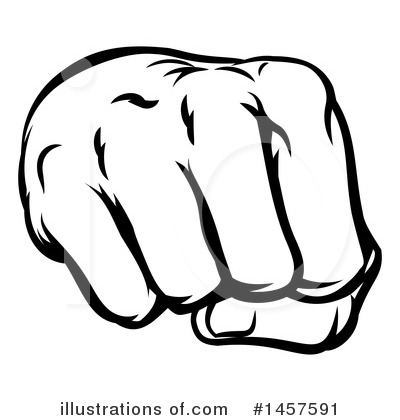 Royalty-Free (RF) Fist Clipart Illustration by AtStockIllustration - Stock Sample #1457591