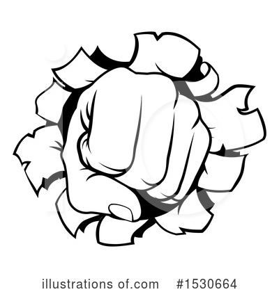 Royalty-Free (RF) Fist Clipart Illustration by AtStockIllustration - Stock Sample #1530664