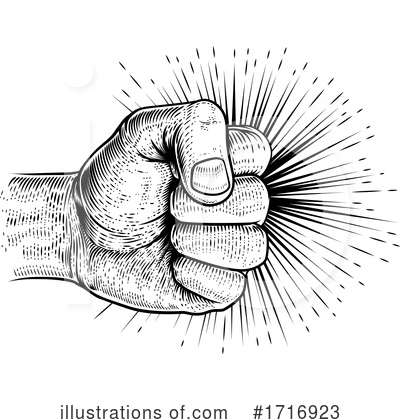 Royalty-Free (RF) Fist Clipart Illustration by AtStockIllustration - Stock Sample #1716923