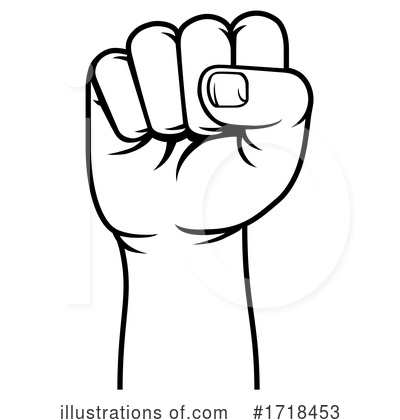 Royalty-Free (RF) Fist Clipart Illustration by AtStockIllustration - Stock Sample #1718453