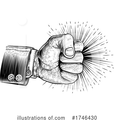 Royalty-Free (RF) Fist Clipart Illustration by AtStockIllustration - Stock Sample #1746430