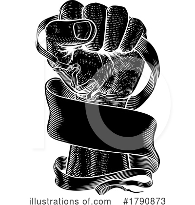 Royalty-Free (RF) Fist Clipart Illustration by AtStockIllustration - Stock Sample #1790873
