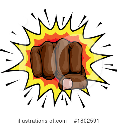 Royalty-Free (RF) Fist Clipart Illustration by AtStockIllustration - Stock Sample #1802591