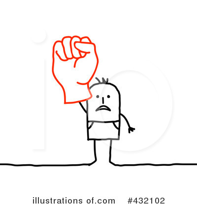Royalty-Free (RF) Fist Clipart Illustration by NL shop - Stock Sample #432102