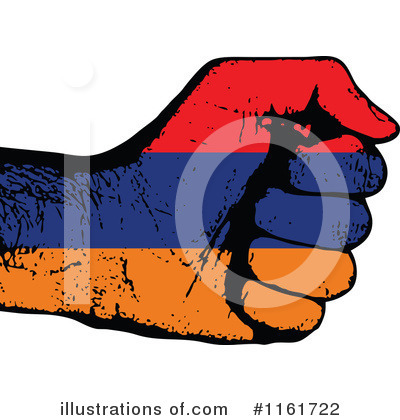 Royalty-Free (RF) Fist Flag Clipart Illustration by Andrei Marincas - Stock Sample #1161722