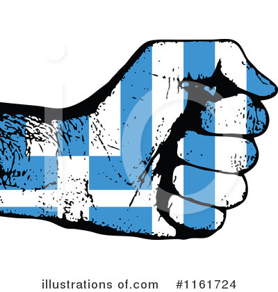 Fist Flag Clipart #1161724 by Andrei Marincas
