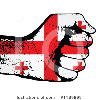Royalty-Free (RF) Fist Flag Clipart Illustration by Andrei Marincas - Stock Sample #1189999