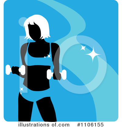 Woman Exercising Clipart #1106155 by Rosie Piter