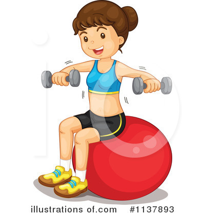 Fitness Clipart #1137893 - Illustration by Graphics RF