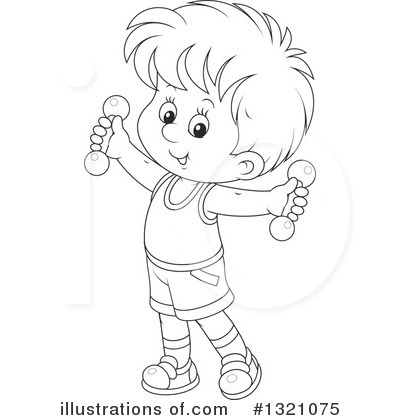 Royalty-Free (RF) Fitness Clipart Illustration by Alex Bannykh - Stock Sample #1321075