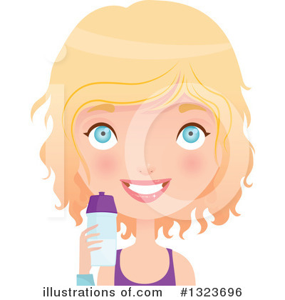 Water Bottle Clipart #1323696 by Melisende Vector