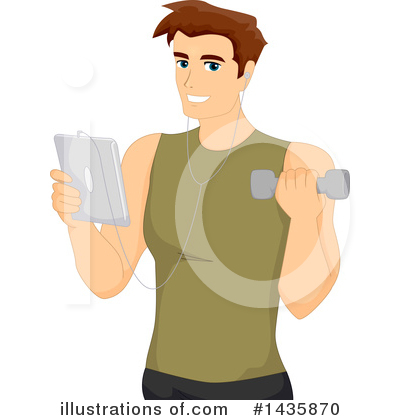 Lifting Weights Clipart #1435870 by BNP Design Studio