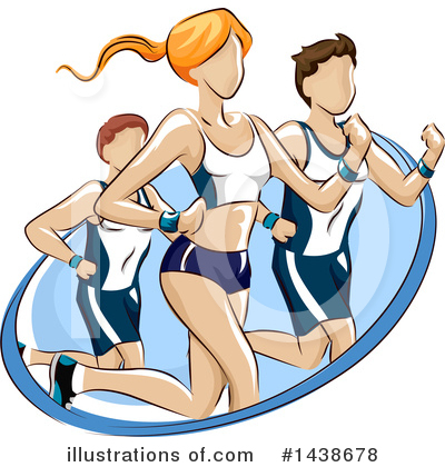 Marathon Clipart #1438678 by BNP Design Studio