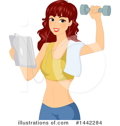 Weight Lifting Clipart #1442284 by BNP Design Studio