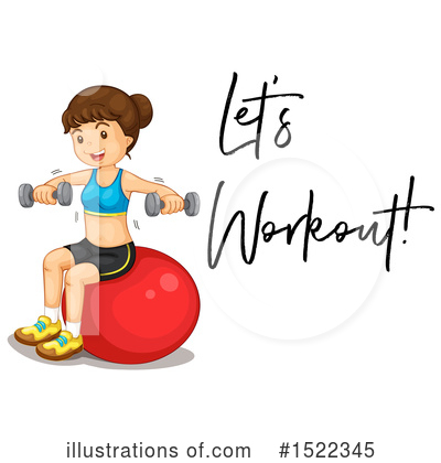 Fitness Clipart #1522345 - Illustration by Graphics RF