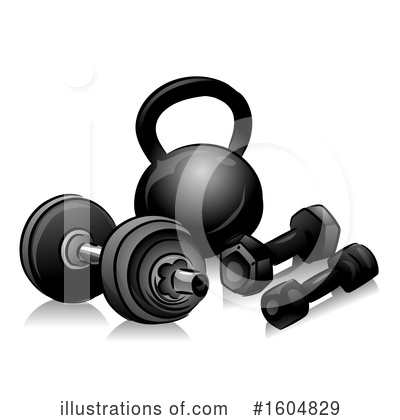 Weight Lifting Clipart #1604829 by BNP Design Studio