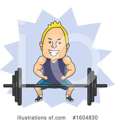 Lifting Weights Clipart #1604830 by BNP Design Studio