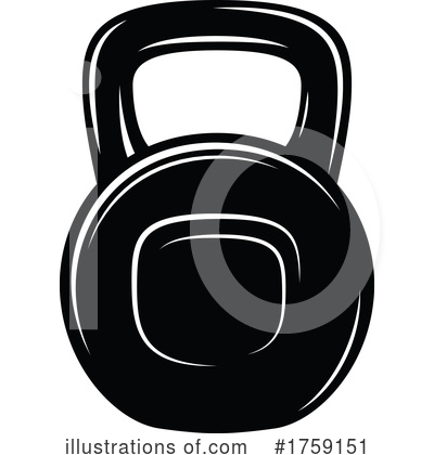 Kettlebell Clipart #1759151 by Vector Tradition SM
