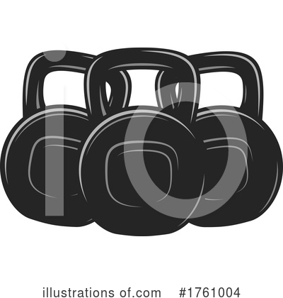 Kettlebell Clipart #1761004 by Vector Tradition SM