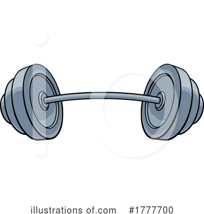 Weightlifting Clipart #1777700 by AtStockIllustration