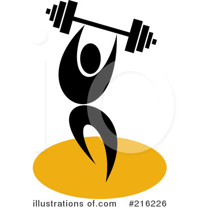 Royalty-Free (RF) Fitness Clipart Illustration by patrimonio - Stock Sample #216226