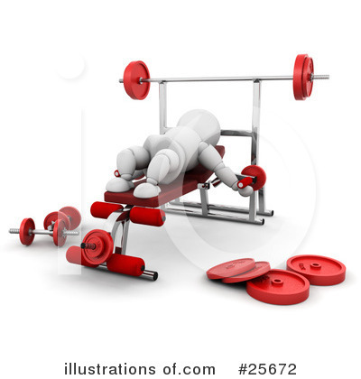 Royalty-Free (RF) Fitness Clipart Illustration by KJ Pargeter - Stock Sample #25672