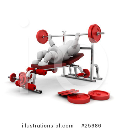 Royalty-Free (RF) Fitness Clipart Illustration by KJ Pargeter - Stock Sample #25686