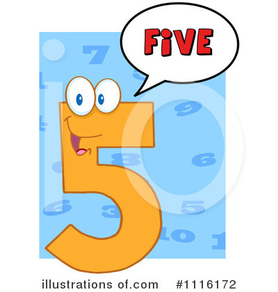 Five Clipart #1116172 by Hit Toon