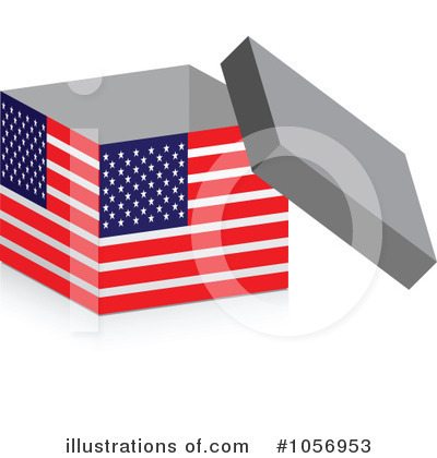 Royalty-Free (RF) Flag Box Clipart Illustration by Andrei Marincas - Stock Sample #1056953