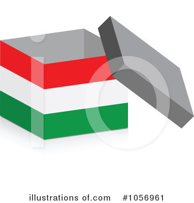 Royalty-Free (RF) Flag Box Clipart Illustration by Andrei Marincas - Stock Sample #1056961