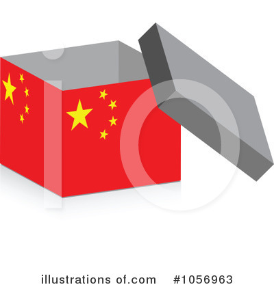 Chinese Flag Clipart #1056963 by Andrei Marincas
