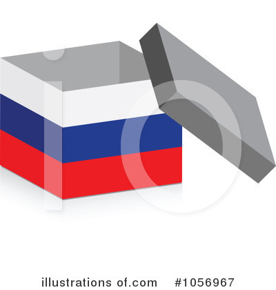 Royalty-Free (RF) Flag Box Clipart Illustration by Andrei Marincas - Stock Sample #1056967