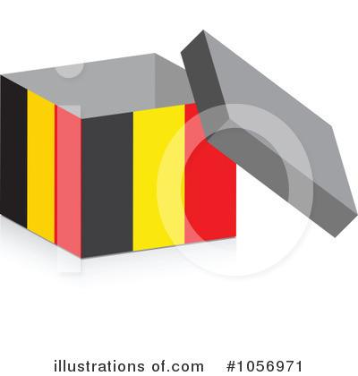 Royalty-Free (RF) Flag Box Clipart Illustration by Andrei Marincas - Stock Sample #1056971