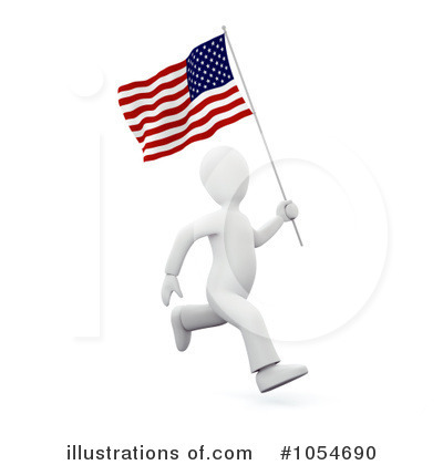 Royalty-Free (RF) Flag Clipart Illustration by chrisroll - Stock Sample #1054690