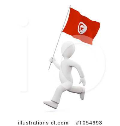 Royalty-Free (RF) Flag Clipart Illustration by chrisroll - Stock Sample #1054693