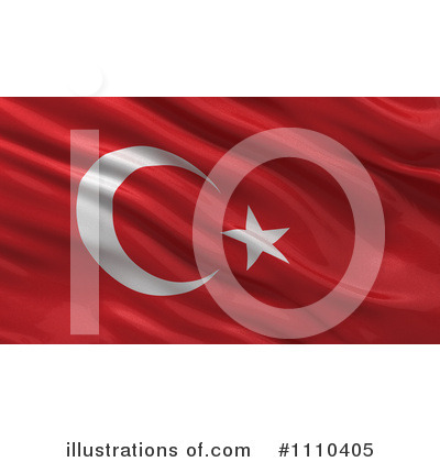 Turkey Flag Clipart #1110405 by stockillustrations