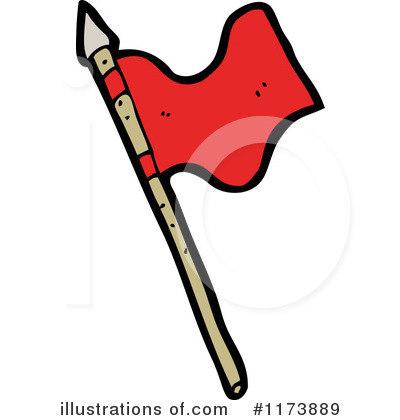 Royalty-Free (RF) Flag Clipart Illustration by lineartestpilot - Stock Sample #1173889