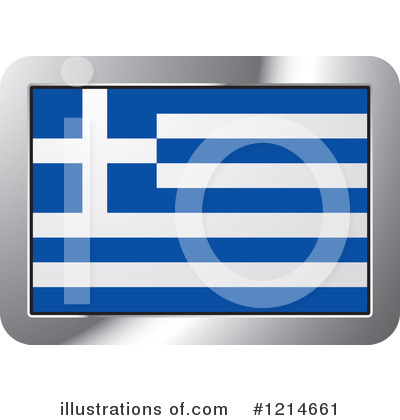Greek Flag Clipart #1214661 by Lal Perera