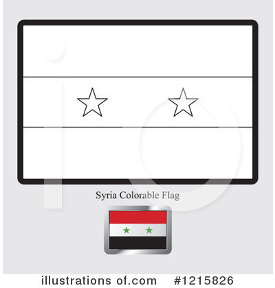 Royalty-Free (RF) Flag Clipart Illustration by Lal Perera - Stock Sample #1215826