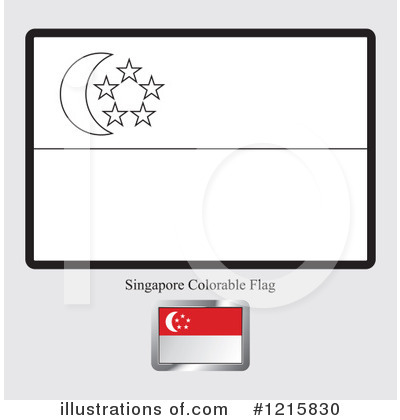 Royalty-Free (RF) Flag Clipart Illustration by Lal Perera - Stock Sample #1215830