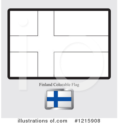 Royalty-Free (RF) Flag Clipart Illustration by Lal Perera - Stock Sample #1215908