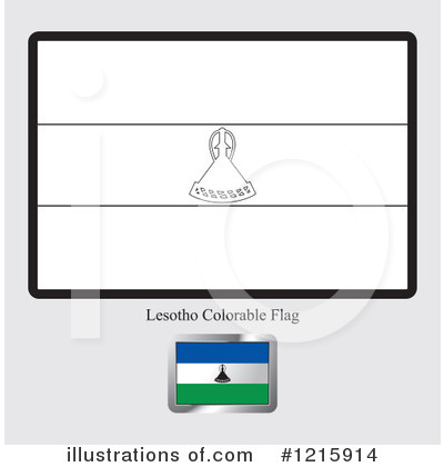 Royalty-Free (RF) Flag Clipart Illustration by Lal Perera - Stock Sample #1215914
