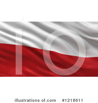 Polish Flag Clipart #1218611 by stockillustrations