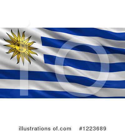 Royalty-Free (RF) Flag Clipart Illustration by stockillustrations - Stock Sample #1223689