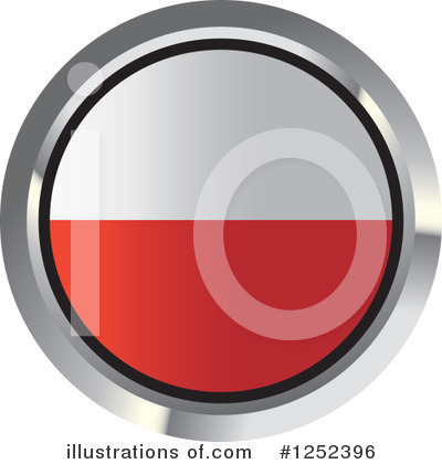 Polish Flag Clipart #1252396 by Lal Perera