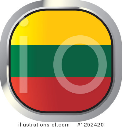 Lithuanian Flag Clipart #1252420 by Lal Perera