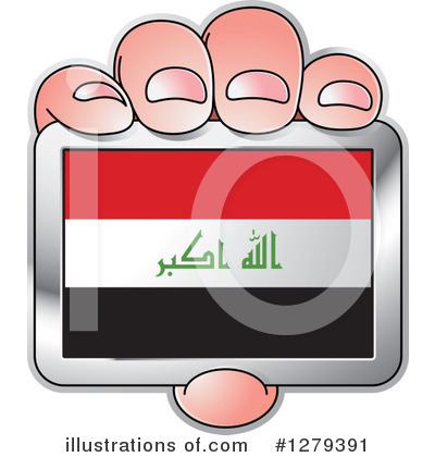 Royalty-Free (RF) Flag Clipart Illustration by Lal Perera - Stock Sample #1279391